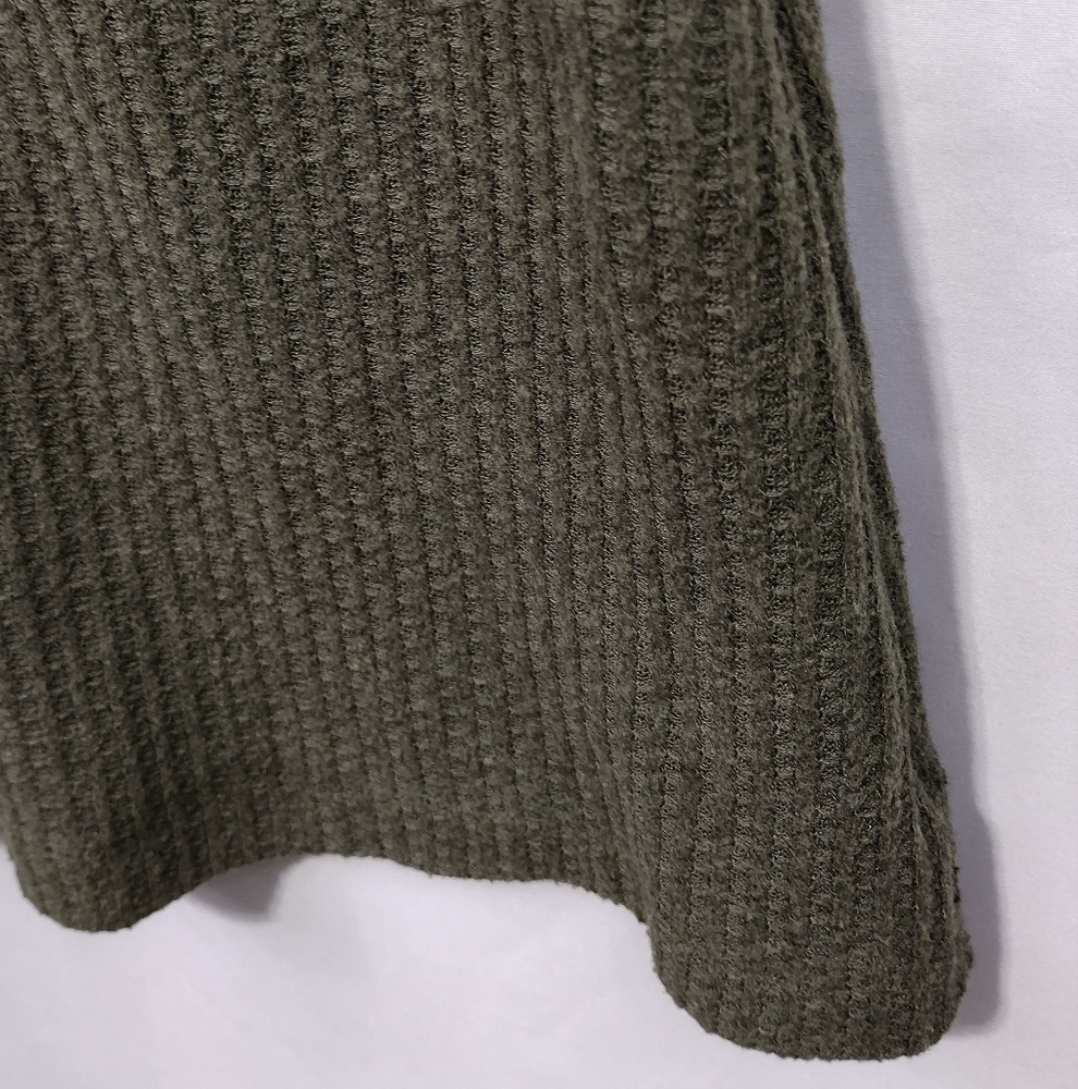 NWOT American Eagle Knitted Button Front Dress Cardigan Women's S Green Boho - Picture 4 of 9